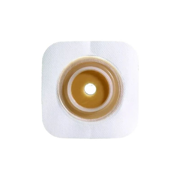 Convatec - Sur-Fit Natura - 125272 - Ostomy Barrier Precut Standard Wear Stomahesive Tan Tape 45 Mm Flange System Hydrocolloid 1 - 1/8 Inch Opening 4 X