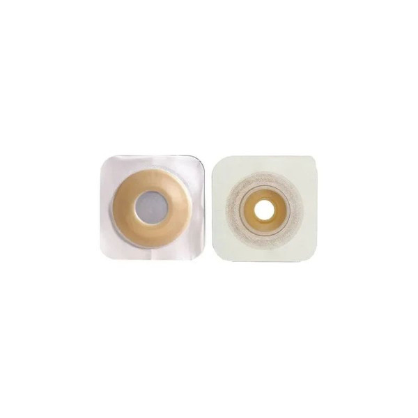 Convatec - Sur-Fit Natura - 413185 - Ostomy Barrier Precut Extended Wear Durahesive White Tape 57 Mm Flange System Hydrocolloid 1 - 1/2 Inch Opening 5 X