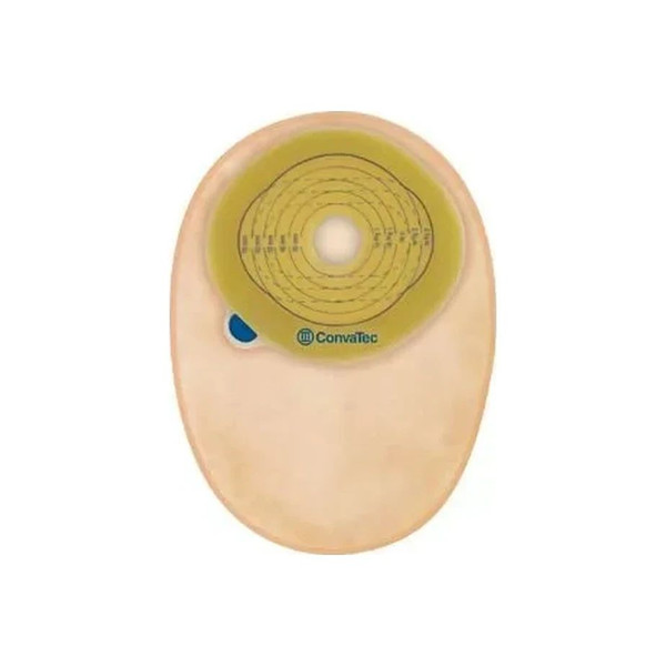 Convatec - Esteem+ - 416710 - Ostomy Pouch One - Piece System 8 Inch Length 1 - 3/8 Stoma Closed End Pre - Cut