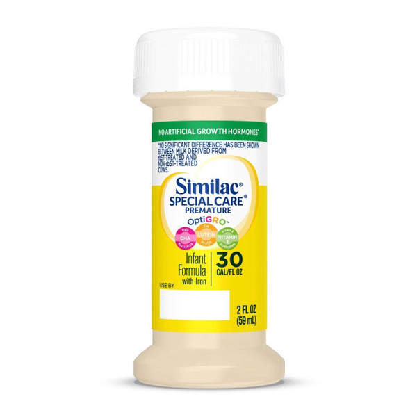 Abbott - Elecare - 67448 - Similac Special Care 30 Infant Supplemental Formula, With Iron, Ready To Feed, Unflavored 