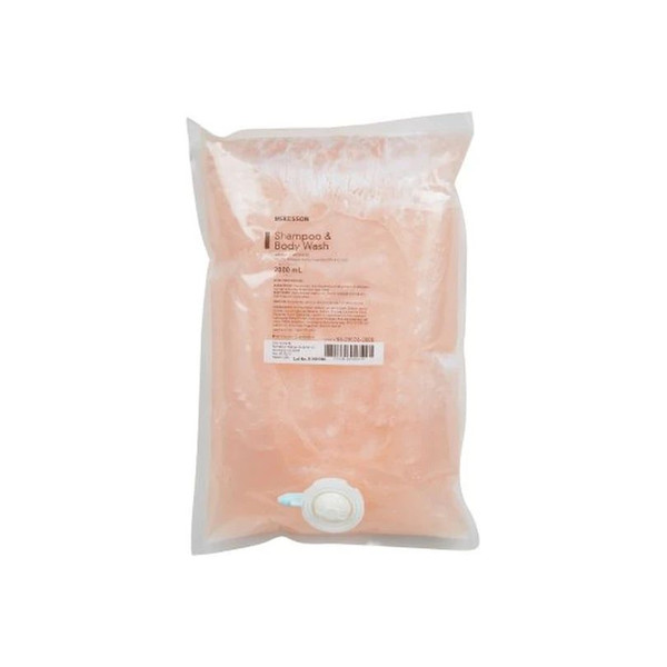Mckesson - 53-28026-2000 - Shampoo And Body Wash 2 000 Ml Dispenser Refill Bag Apricot Scent