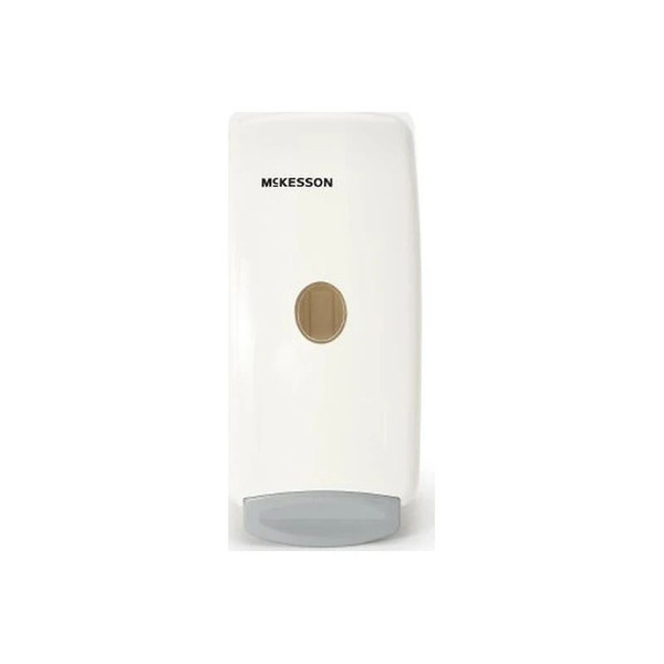 Mckesson - 53-Foam - Hand Hygiene Dispenser White Plastic Manual Push 1000 Ml Wall Mount
