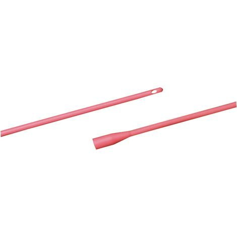 Bard Rochester - 277718 - Urethral Catheter Robinson / Nelaton Tip Red Rubber 18 Fr 16 Inch