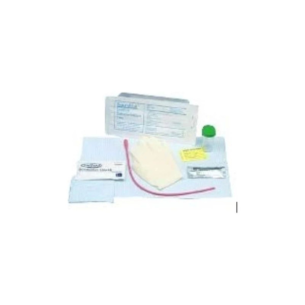 Bard Rochester - Bardia - 802214 - Intermittent Catheter Tray Round Hollow Tip 14 Fr Without Balloon Vinyl