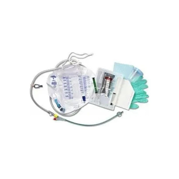 Medline - Dynd11519 - 100% Silicone Closed System Foley Catheter Tray 16 Fr 10 Cc