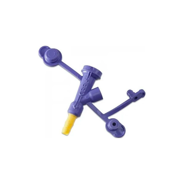 Cardinal Health - Kangaroo - 8884752042E - Polyurethane Percutaneous Endoscopic Gastronomy Adapter With Enfit Connection, Y - Port, Yellow, 20 French, Radiopaque Line, Dehp - Free.