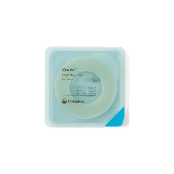 Coloplast - Brava - 12049 - Thick Skin Barrier Ring Moldable Standard Wear Adhesive Without Tape Flange Universal System Polymer 1 - 3/8 Inch And Up Opening W X 4.2 H Mm