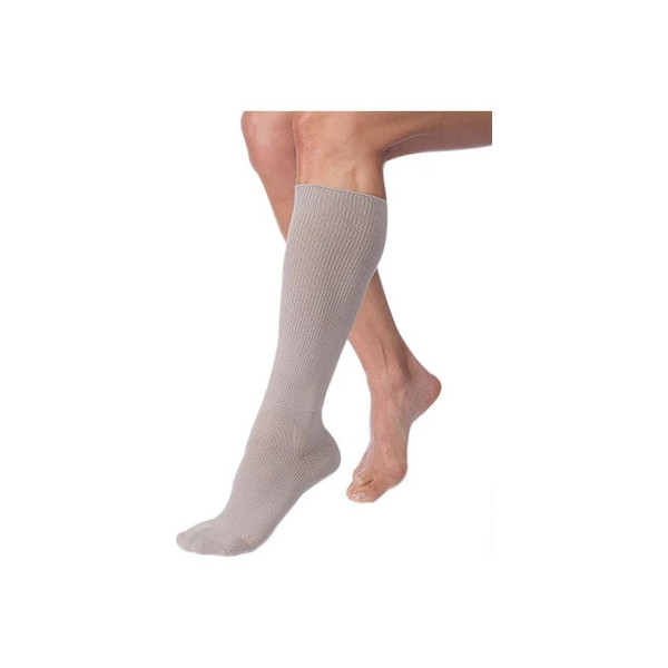 Bsn Medical - Jobst Farrowhybrid - Flfh-Adi4 - Compression Socks Knee High Size 1 / Large Taupe Closed Toe