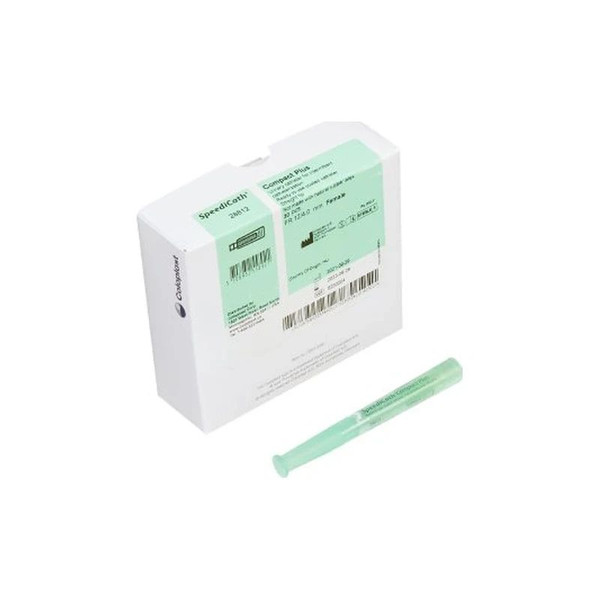 Coloplast - Speedicath - 28812 - Compact Plus Urethral Catheter Straight Tip Hydrophilic Coated Polyurethane 12 Fr 3.5 Inch