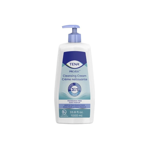 Essity Health & Medical Solutions - Tena Proskin - 64415 - Rinse - Free Body Wash Cream 33.8 Oz Pump Bottle Unscented
