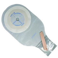 Fortis Medical - 12078c - Entrust 12" Drainable Pouch, Transparent, Clip, Extended Wear, Convex, 7/8" Ps With Belt Tabs, And One Curved Tail Closure