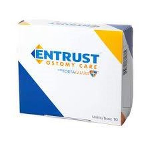 Fortis Medical - 1500 - Entrust 9" Drainable Pouch, Transparent, Wire, Standard Wear, Cut - To - Fit, Includes 10 Soft Tail Closures