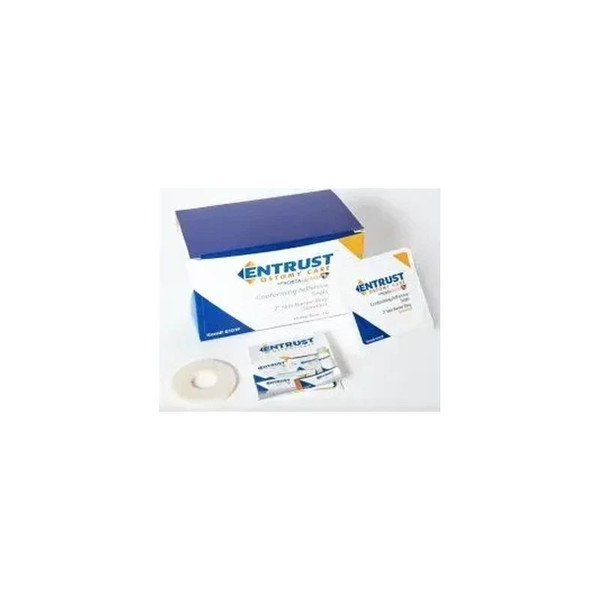Fortis Medical - Entrust - 6000 - Products - Ostomy Skin Barrier Ring 4" Solid, X Or Equivelent, Extended Wear, Without Built In Convexity Replaces Zros44.