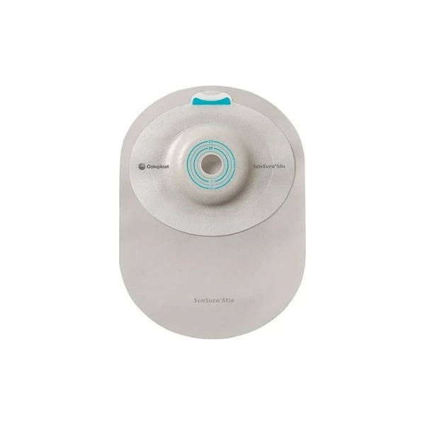 Coloplast - Sensura - 16343 - Mio Convex Ostomy Pouch One - Piece System 7 - 1/4 Inch Length Midi 1 - To 11/16 Stoma Closed End Deep Trim Fit