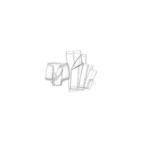 Cardinal Health - Wings - 931B24 - Incontinence Liner 10 X 24 Inch Heavy Absorbency Polymer Core One Size Fits Most