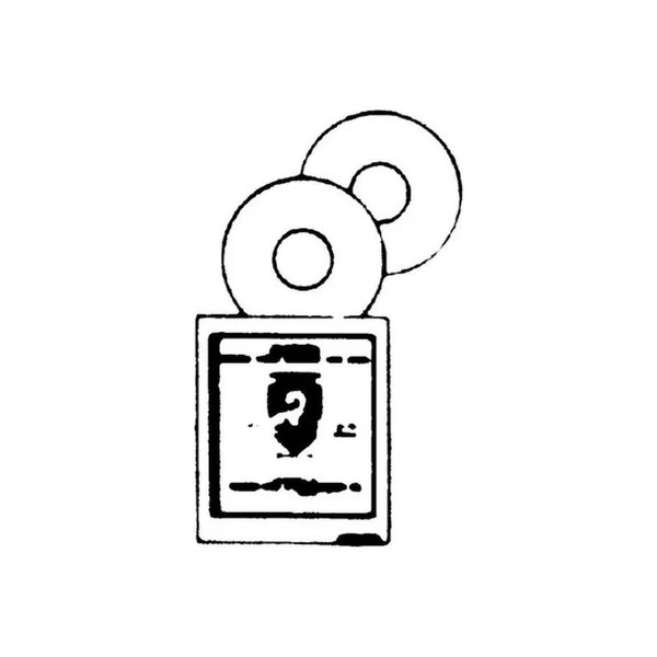 Marlen - 107-(7/8) - (7/8) - 7/8 - Tape Disc Inch Opening 3 - Diameter 2 Faced Adhesive