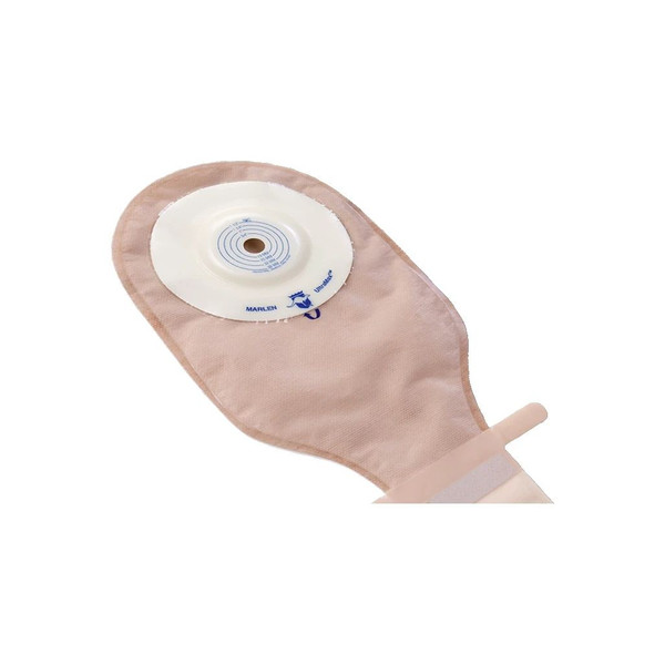 Marlen - Ultramax - 52522 - Drainable Shallow Convexity Pouch, 7/8", Transparent With Aquatack Hydrocolloid Barrier And Kwick - Klose Fastener.