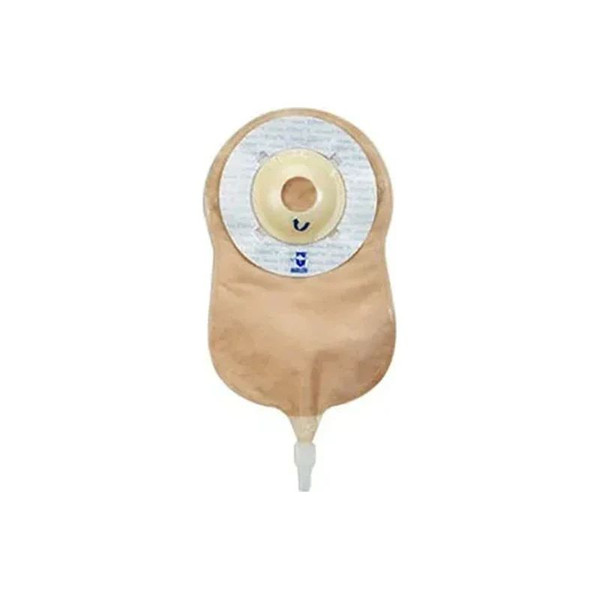 Marlen - Ultralite - 55130 - Ultra Extra 2" Shallow Convex, Medium Opaque Drain Pouch With Skin Shield Barrier Cloth - Like Comfort Cover On Body Side.