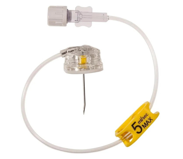 Bd Becton Dickinson - Powerloc Max - 0142015 - Huber Infusion Set 20 Gauge 1 - 1/2 Inch 8 Tubing Without Port