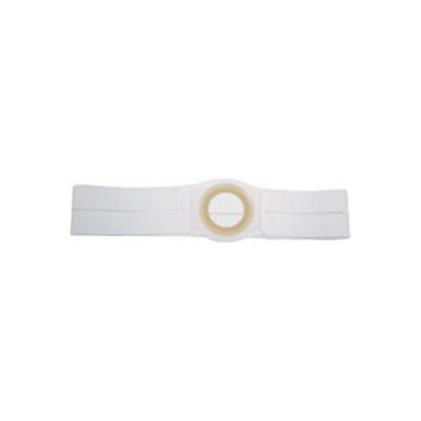 Nu-Hope - 2769-P-F - 5" White, Cool Comfort Elastic, Flat Panel Support Belt, Prolapse Flap, 2X - Large, Waist (47" - 52"), 2 - 1/4" Center Opening.