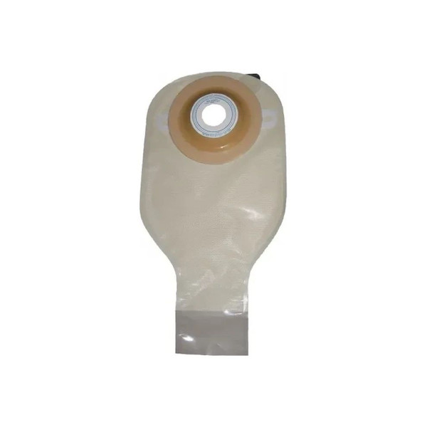 Nu-Hope - 40-7202-Dc - Adult Post - Op Drainable Pouch With Barrier Trim To Fit Deep Convex Fits Stomas 1" Thru 1 3/8"