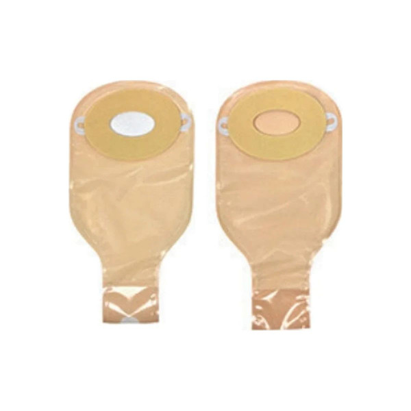 Nu-Hope - 43-7044R-1/2C - 1/2C - Flex Oval Opaque Drainable Pouch, Xt - Barrier, Trim - To - Fit (1 - 1/8" X 2"), Roll - Up, Half Convexity, 24 Oz (11"), Large Foam