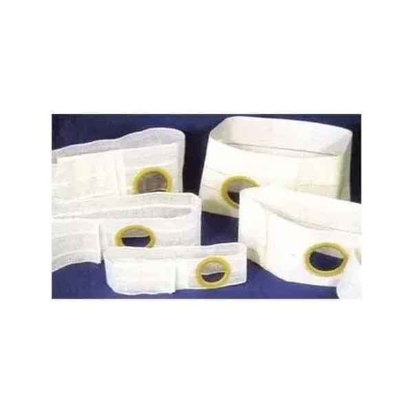 Nu-Hope - 6310-U - 4" White, Regular Elastic, Form Belt, Small, 3 - 1/8" Center Opening