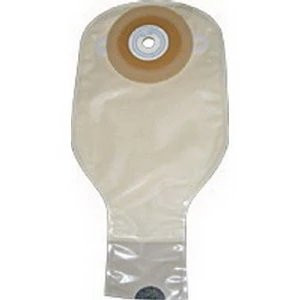 Nu-Hope - 7209-Dc - One - Piece Post - Op Precut Deep Convex Adult Drainable Pouch With Closure Clamp 1 - 1/8" Round, 11" L X 5 - 3/4" W, 3 - 1/2" Adhesive Foam Pad, 24 Oz., Odor - Proof