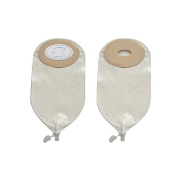 Nu-Hope - 7234-Dc - 1 - Piece Post - Op Adult Drainable Pouch Cut - To - Fit Deep Convex 3/4" X 1/2" Oval