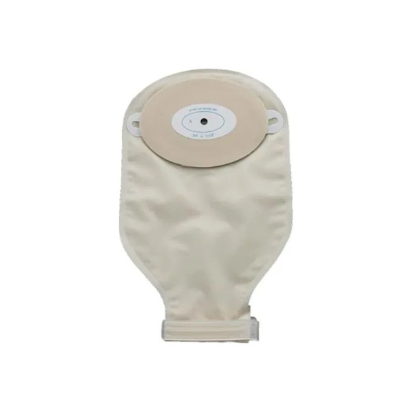 Nu-Hope - 7254 - 1 - Piece Post - Op Adult Drainable Pouch Cut - To - Fit 3/16" X 2 - 1/4" Oval