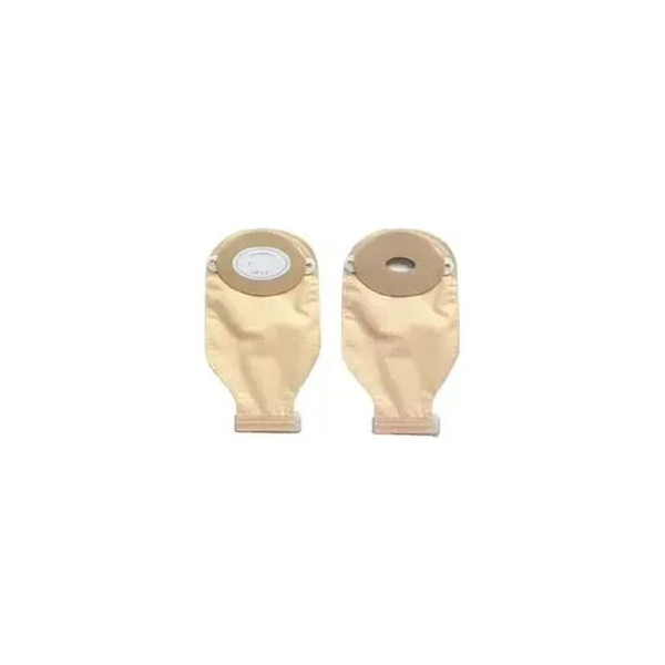 Nu-Hope - Nu-Flex - 7564-C - One - Piece Cut - To - Fit Convex Adult Drainable Pouch With Closure Clamp 1 - 1/2" X 2 - 3/4" Oval, 3 - 1/4" 4 - 5/8" Od, 11" L 5 - W , Starter Hole, 24 Oz., Adhesive Foam Pad.