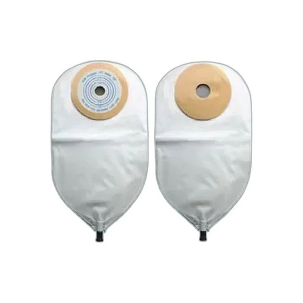 Nu-Hope - 8257-C-5 - One - Piece Post - Op Precut Convex Adult Urinary Pouch 7/8" Round, 11" L X 3/4" W, 24 Oz., 5" Adhesive Foam Pad, Odor - Proof, Clear