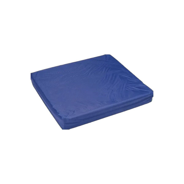 Alex Orthopedics - Hermell - Wc4443 - Orthopedic - Wheelchair Cushion With Navy Cover, 16" X 18" 4" Durable Polyurethane Foam For Medium Firm Support, Covered Rip - Stop Nylon Long - Lasting, Easy To Clean.