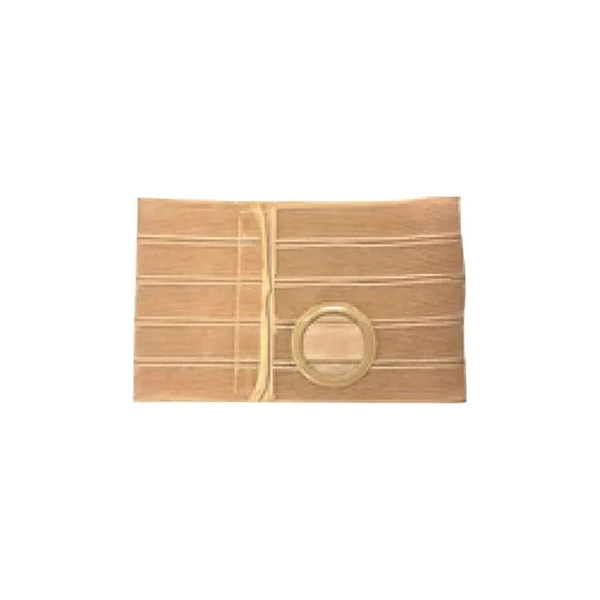 Nu-Hope - Nu-Form - Bg-6364-R - Beige Support Belt 4 - 1/2" Opening Placed 1 - From Bottom Contoured, 9" Wide, 47" - 52" Waist, 2X - Large, Left Side, Regular Elastic