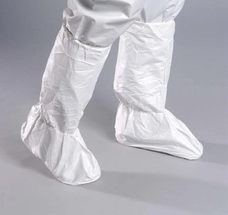 Alpha Pro Tech - Microbreathe Ultragrip - Bt-A1813-B - Boot Cover X - Large Calf High Nonskid Sole White Nonsterile