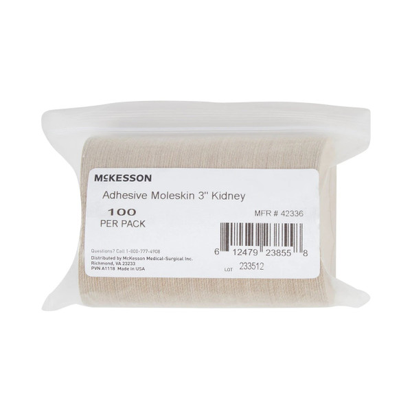 Mckesson - 42336 - And Adh Moleskin 3" Kidney