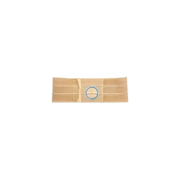 Nu-Hope - Flat Panel - Bg-6713 - Original Beige Support Belt 2 - 3/8" Opening 1" From Bottom 6" Wide, 41" - 46" Waist, X - Large, Cool Comfort Ventilated Elastic, Right Sided Stoma.