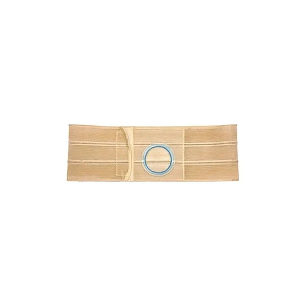 Nu-Hope - Flat Panel - Bg-6734-A - Original Beige Support Belt 2 - 3/4" Opening 1" From Bottom Contoured, 9" Wide, 47" - 52" Waist, 2X - Large, Cool Comfort Ventilated Elastic, Left Sided Stoma.