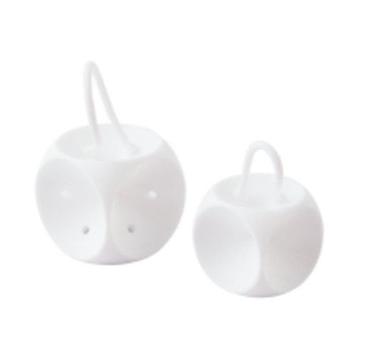 Personal Medical - Cu37d - Evacare Cube Pessary Size 3 With Drainage Holes, 37mm, Flexible