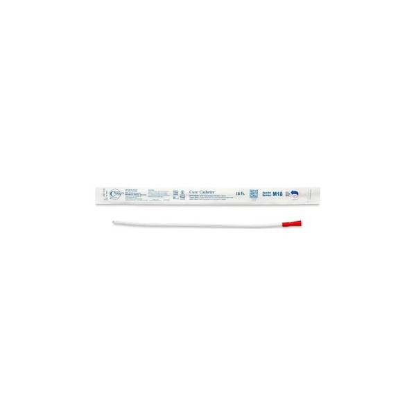 Convatec - Cure Medical - M18 - Catheter Urethral Straight Tip Uncoated Pvc 18 Fr 16 Inch