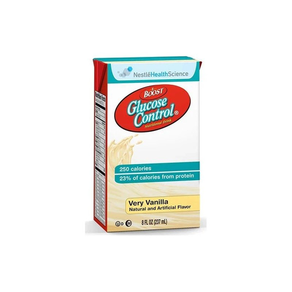 Nestle - Boost - 0-41679-15780-0 - 41679 - 15780 - Glucose Control, Vanilla, Mp4, 8 Fl.Oz
