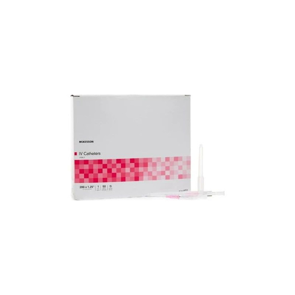 Mckesson - 6051 - Peripheral Iv Catheter 20 Gauge 1.25 Inch Without Safety