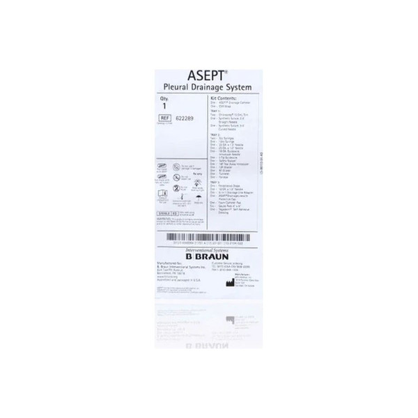 B. Braun - Asept - 622289 - Drainage System, Pleural