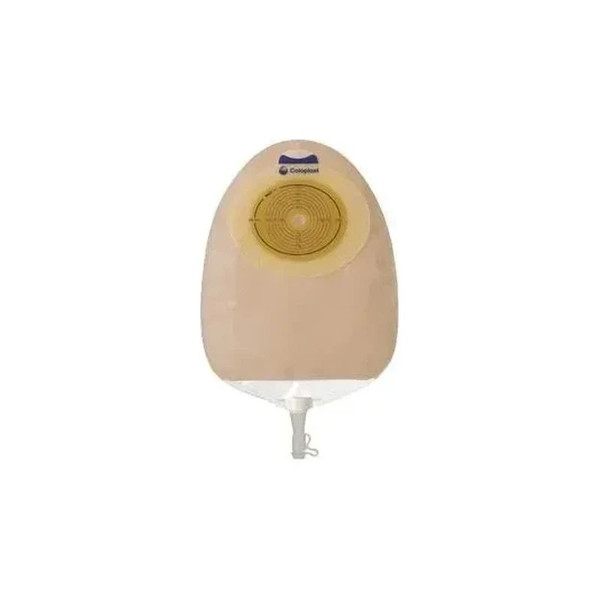 Coloplast - Sensura - 11816 - Urostomy Pouch One - Piece System 10 - 3/8 Inch Length Maxi 7/8 Stoma Drainable Convex Light Trim To Fit