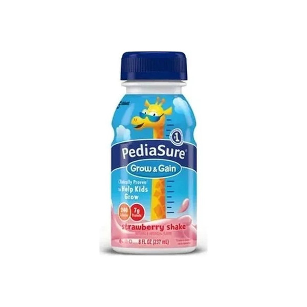 Abbott - Elecare - 58055 - Nutrition Pediasure Grow & Gain Strawberry Retail 8 Oz Bottle