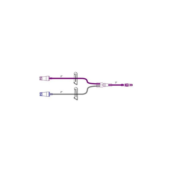 Icu Medical - B3316 - Iv Extension Set Needle - Free Port Small Bore 7 Inch Tubing