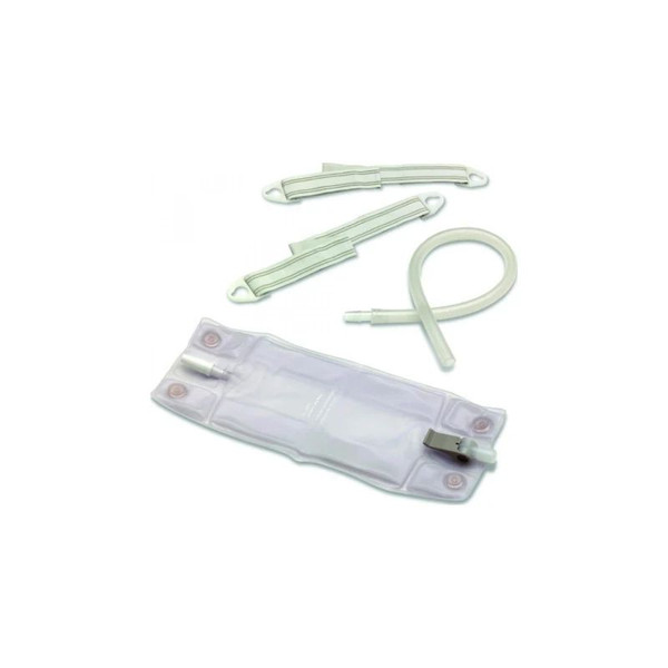 Hollister - 9655 - Urinary Leg Bag Kit Anti - Reflux Valve Sterile Fluid Path 900 Ml Vinyl