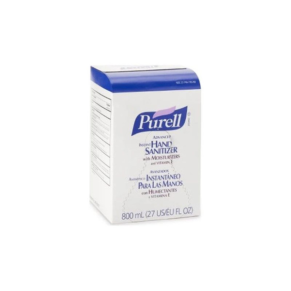 Gojo Industries - Purell Advanced - 9657-12 - Hand Sanitizer 800 Ml Ethyl Alcohol Gel Bag - In -
