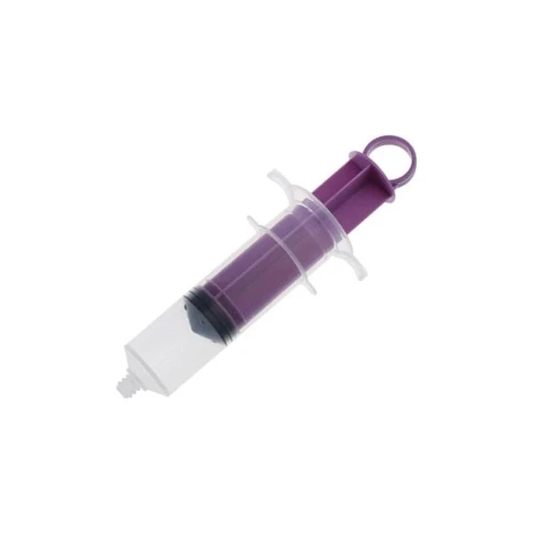 Amsino - Amsure - Enk127 - International Enteral Feeding Irrigation Kit, Includes: Graduated Container, Thumb Control Ring Piston Syringe With Enfit Tip, Patient I.D Label, Resealable Pole Bag