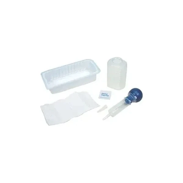 Amsino - Amsure - As130 - Bulb Irrigation Tray Includes: Outer Tray, Graduated Container, Syringe, Alcohol Prep Pad, Moisture - Proof Underpad